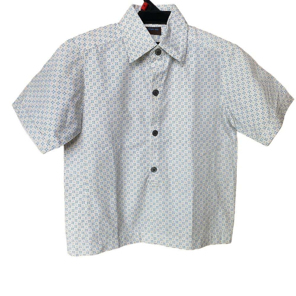 SHORT SLEEVE 4 BUTTON SHIRT